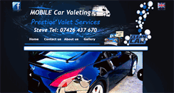 Desktop Screenshot of prestige-valeting.co.uk